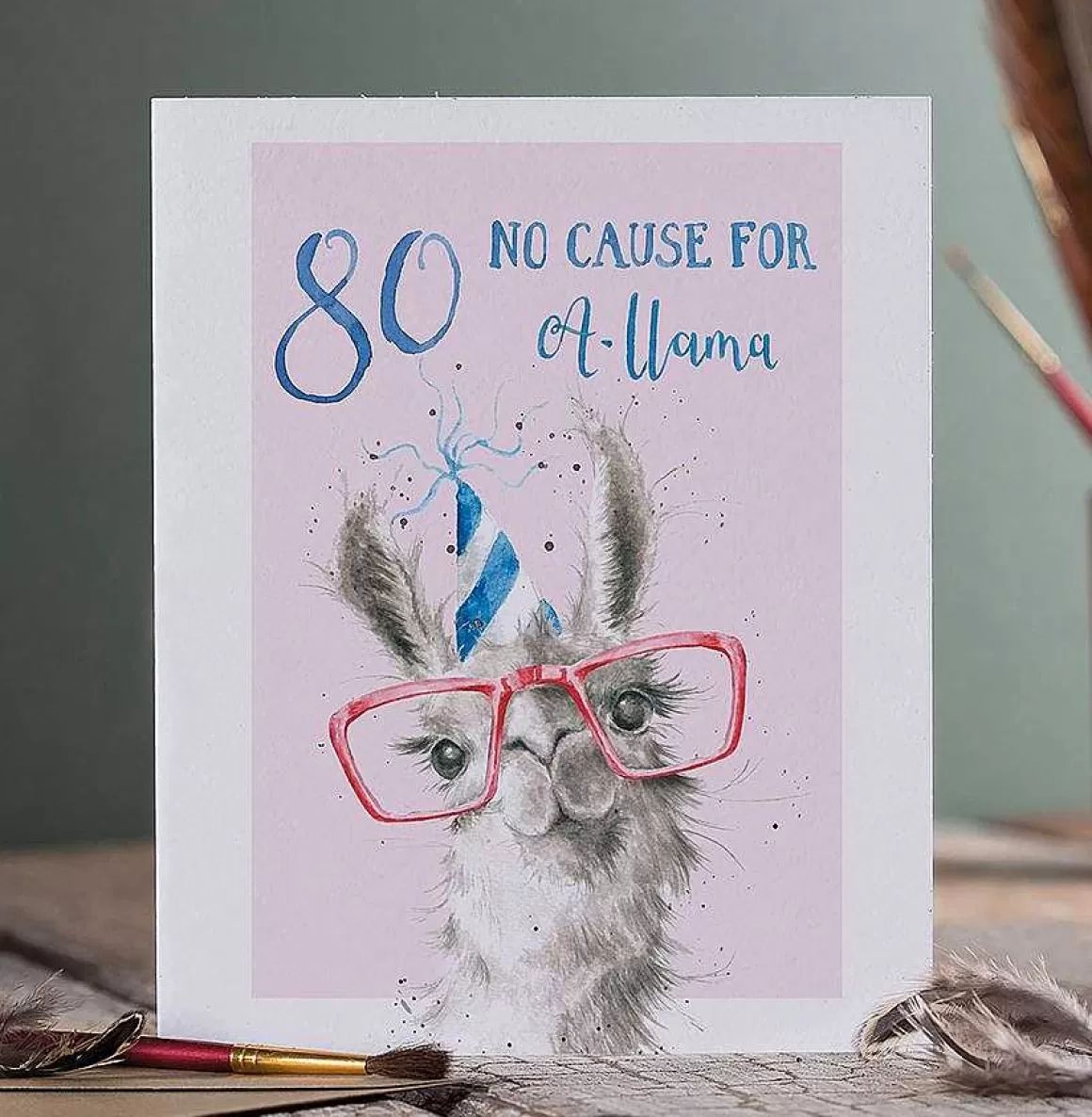 Fashion Wrendale Designs 80 No Cause For A-Llama' Llama Birthday Card