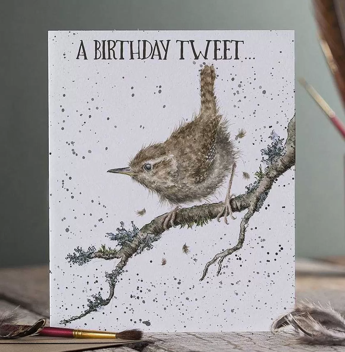 Hot Wrendale Designs A Birthday Tweet' Wren Birthday Card