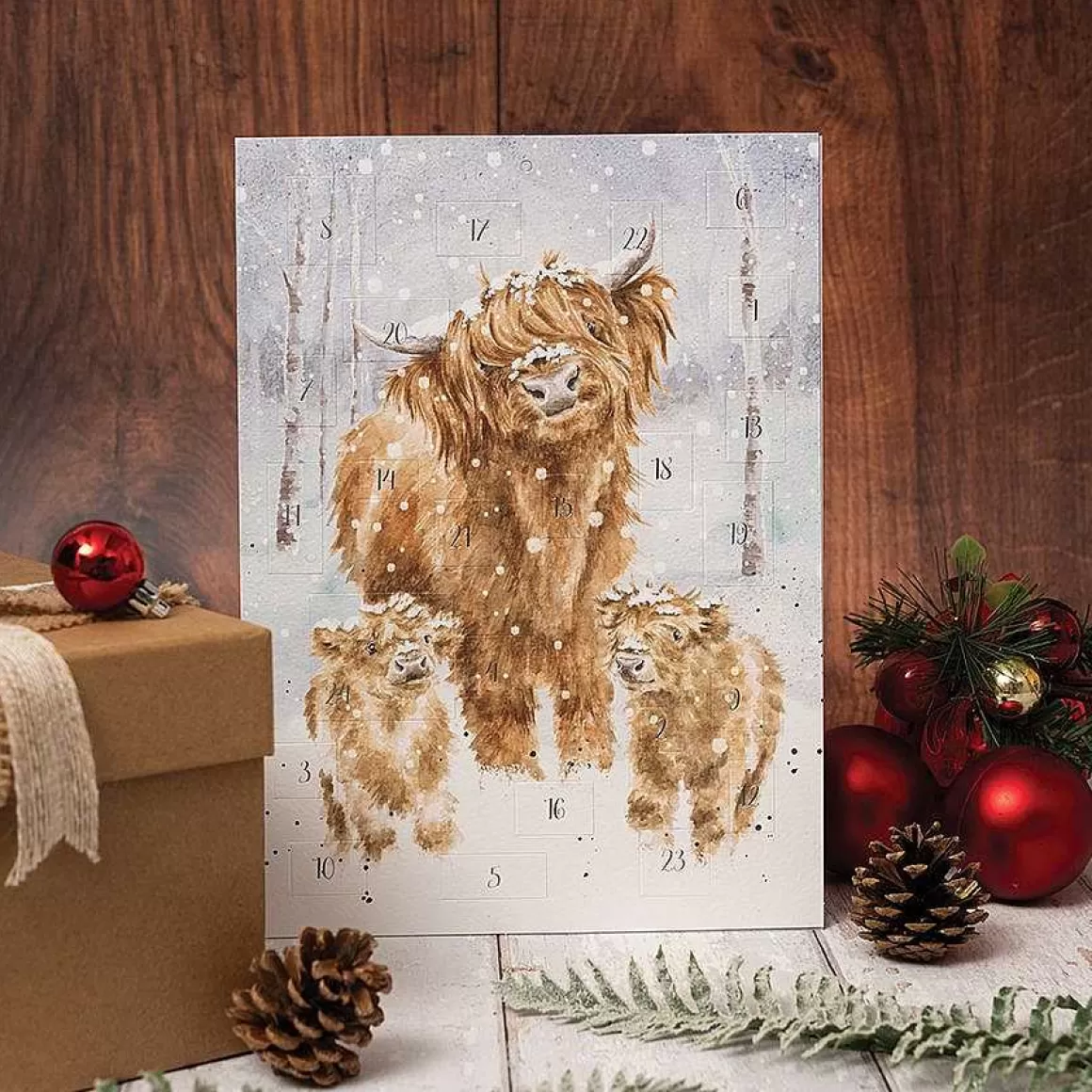 Cheap Wrendale Designs A Highland Christmas' Highland Cow Advent Calendar