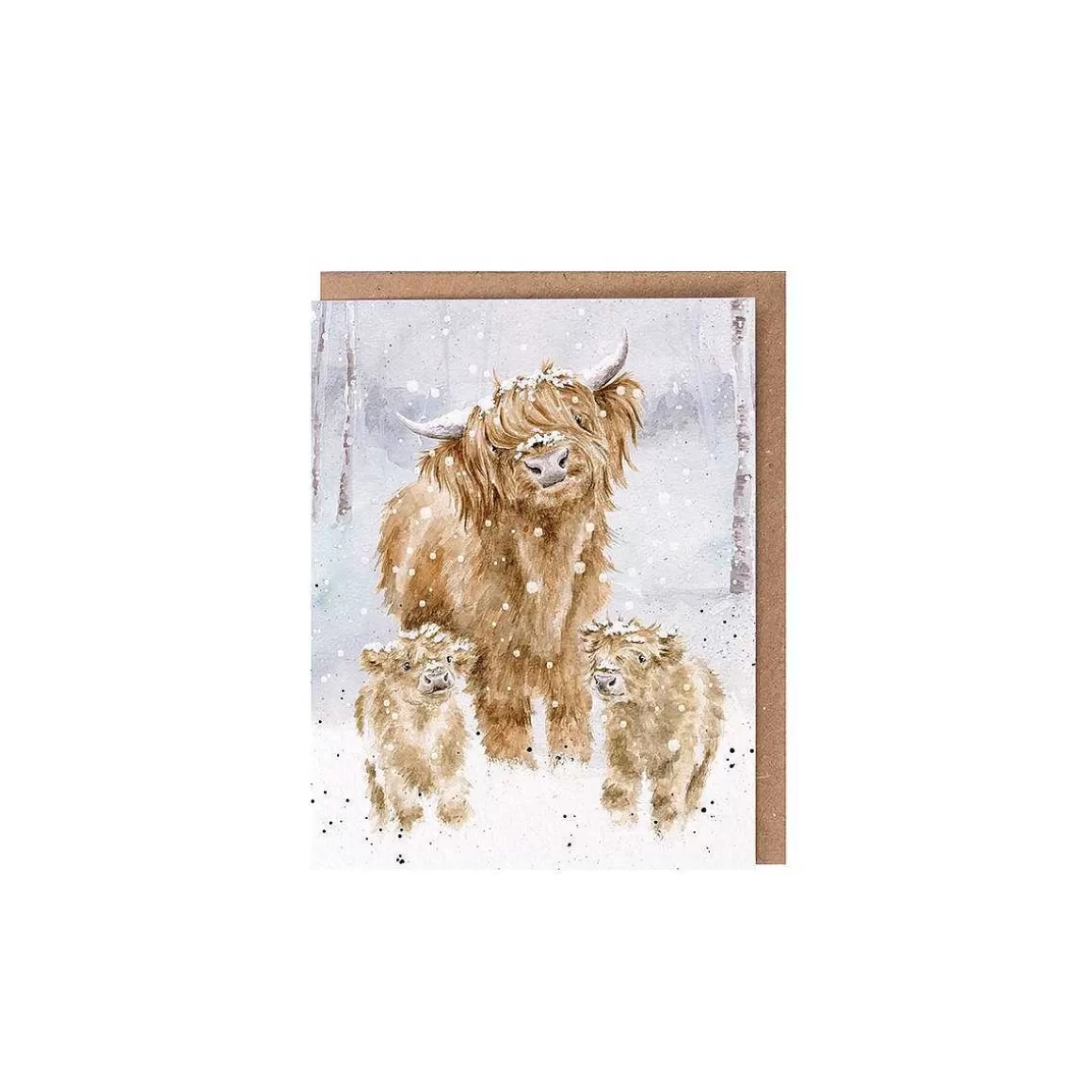 Best Wrendale Designs A Highland Christmas' Highland Cow Enclosure Card