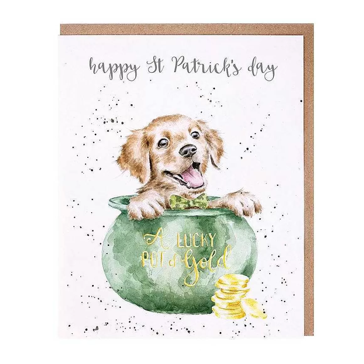 Flash Sale Wrendale Designs A Lucky Pot Of Gold' St Patrick'S Day Card