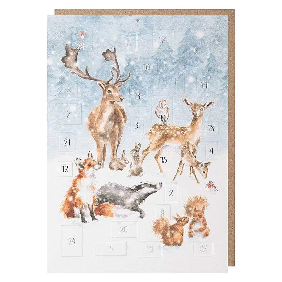 Online Wrendale Designs A Winter Wonderland' Woodland Animal Advent Calendar