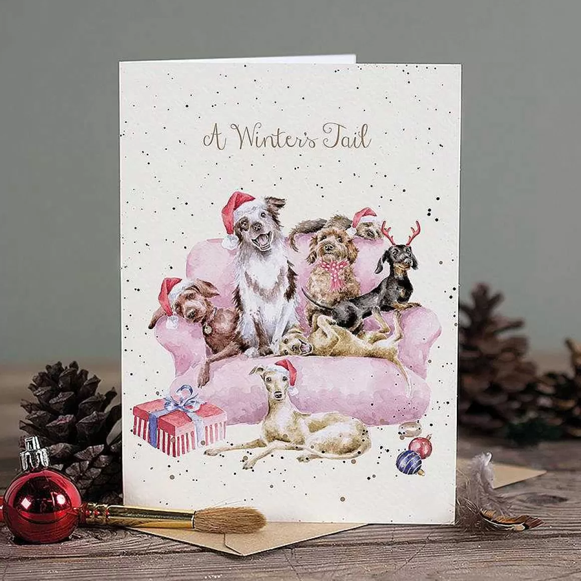 Online Wrendale Designs A Winter'S Tail' Dog Card