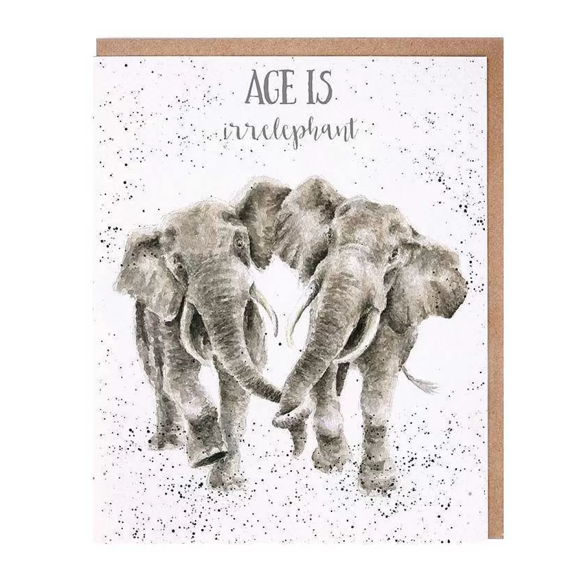 Cheap Wrendale Designs Age Is Irrelephant' Elephant Card