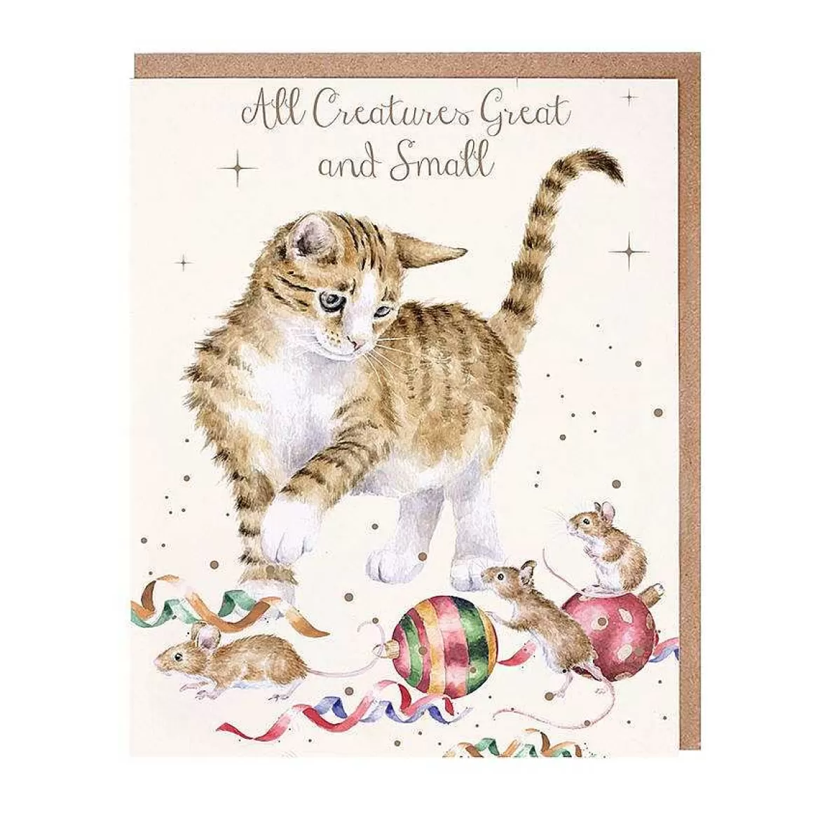 Best Sale Wrendale Designs All Creatures Great And Small' Cat Christmas Card Pack