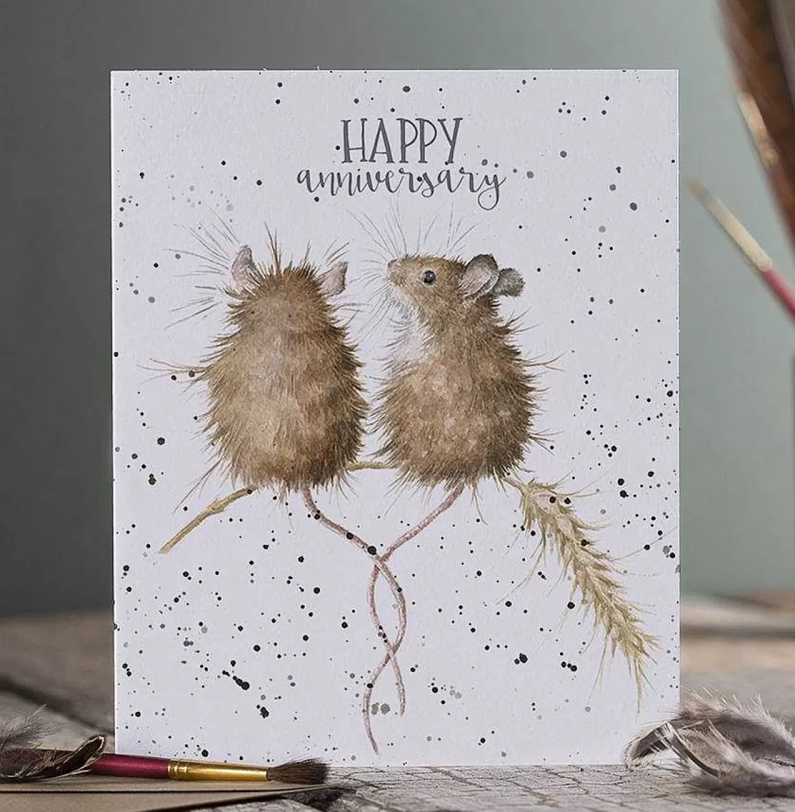 Best Wrendale Designs Anniversary Mice' Mouse Anniversary Card