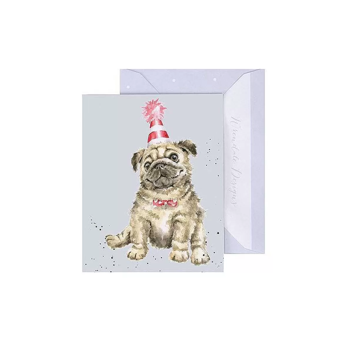 Outlet Wrendale Designs Another Wrinkle' Pug Enclosure Card