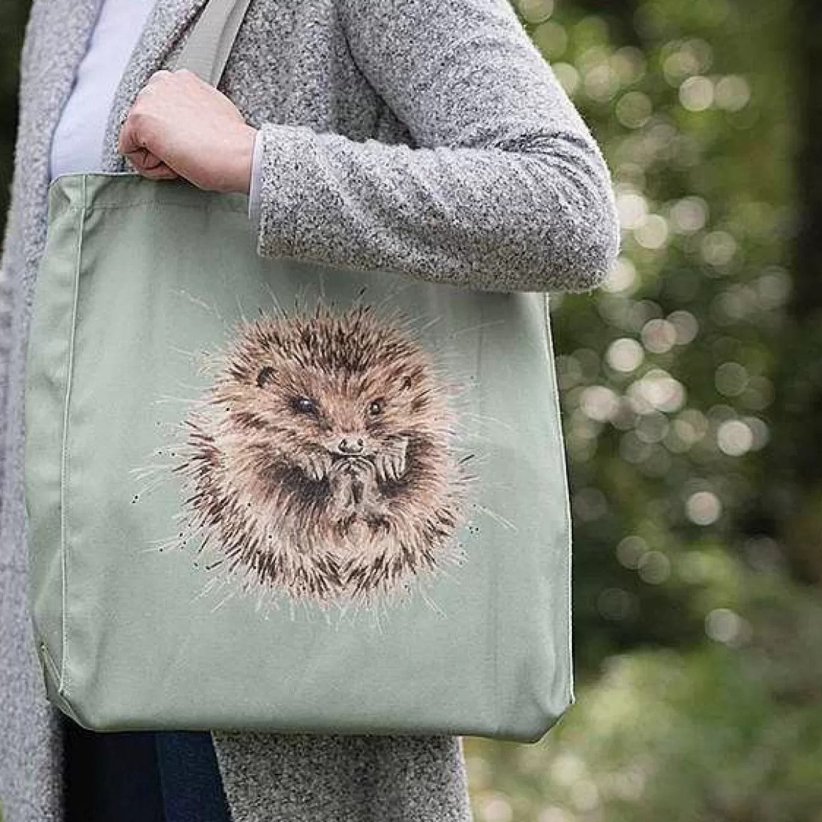 Shop Wrendale Designs Awakening' Hedgehog Canvas Bag