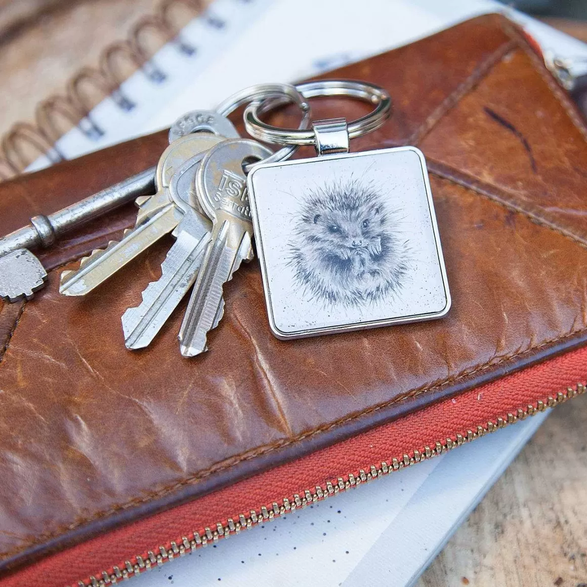 Outlet Wrendale Designs Awakening' Hedgehog Keychain