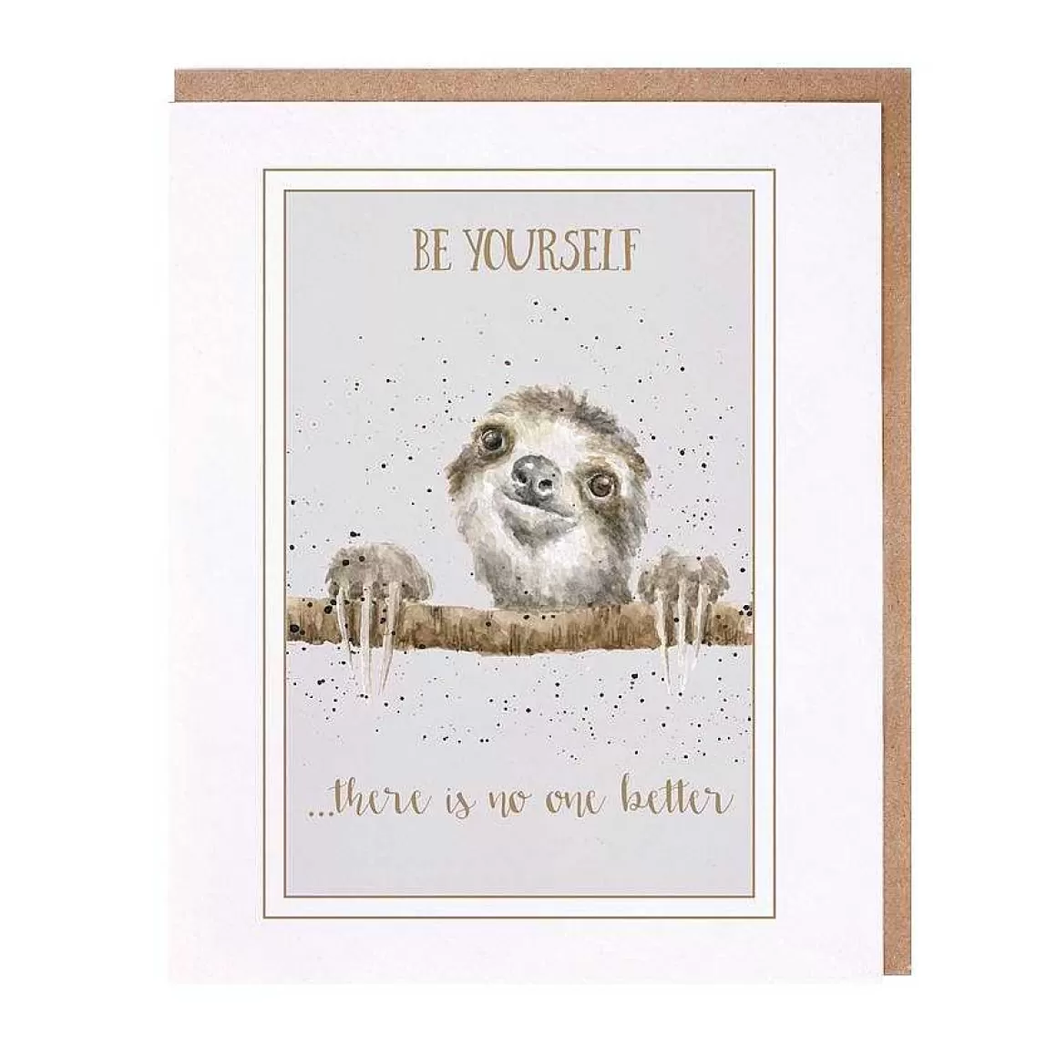 Shop Wrendale Designs Be Yourself' Sloth Card