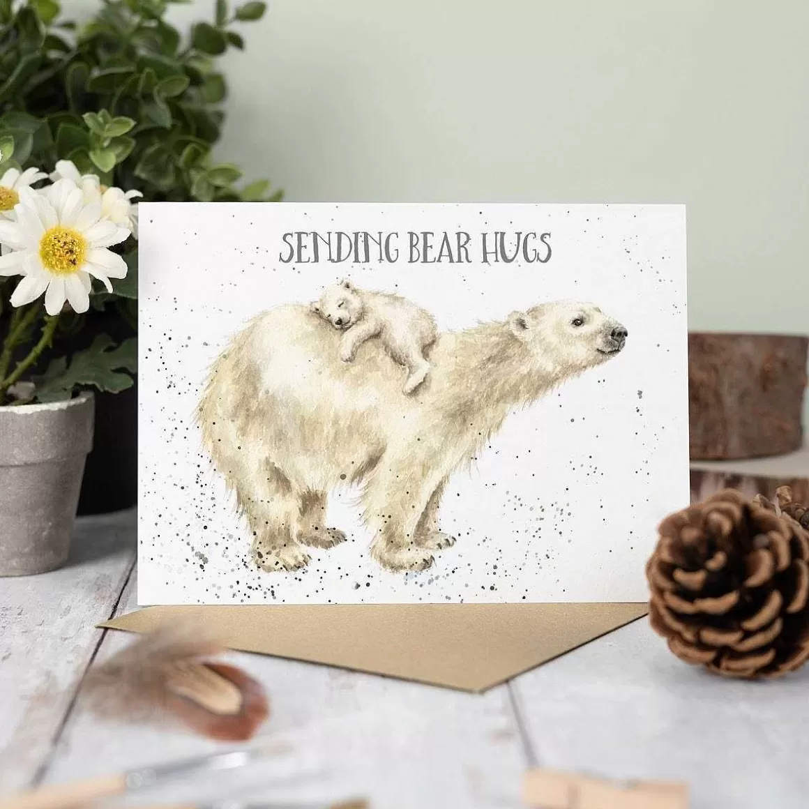 Online Wrendale Designs Bear Hug' Polar Bear Card