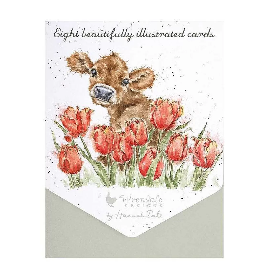 Hot Wrendale Designs Bessie' Notecard Set