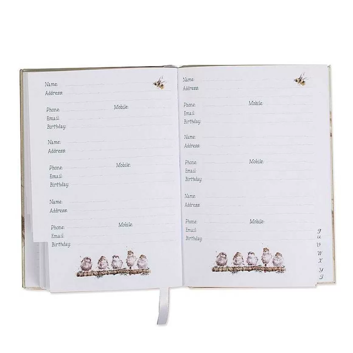 Clearance Wrendale Designs Birds Of A Feather' Owl Address Book