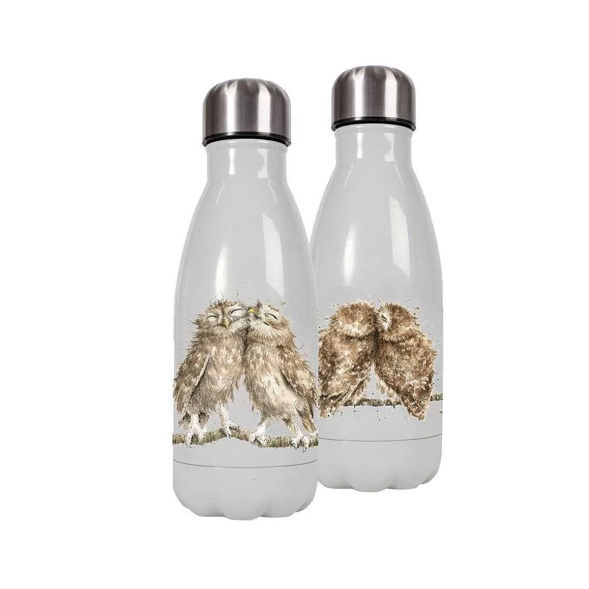 Clearance Wrendale Designs Birds Of A Feather' Owl Small Water Bottle