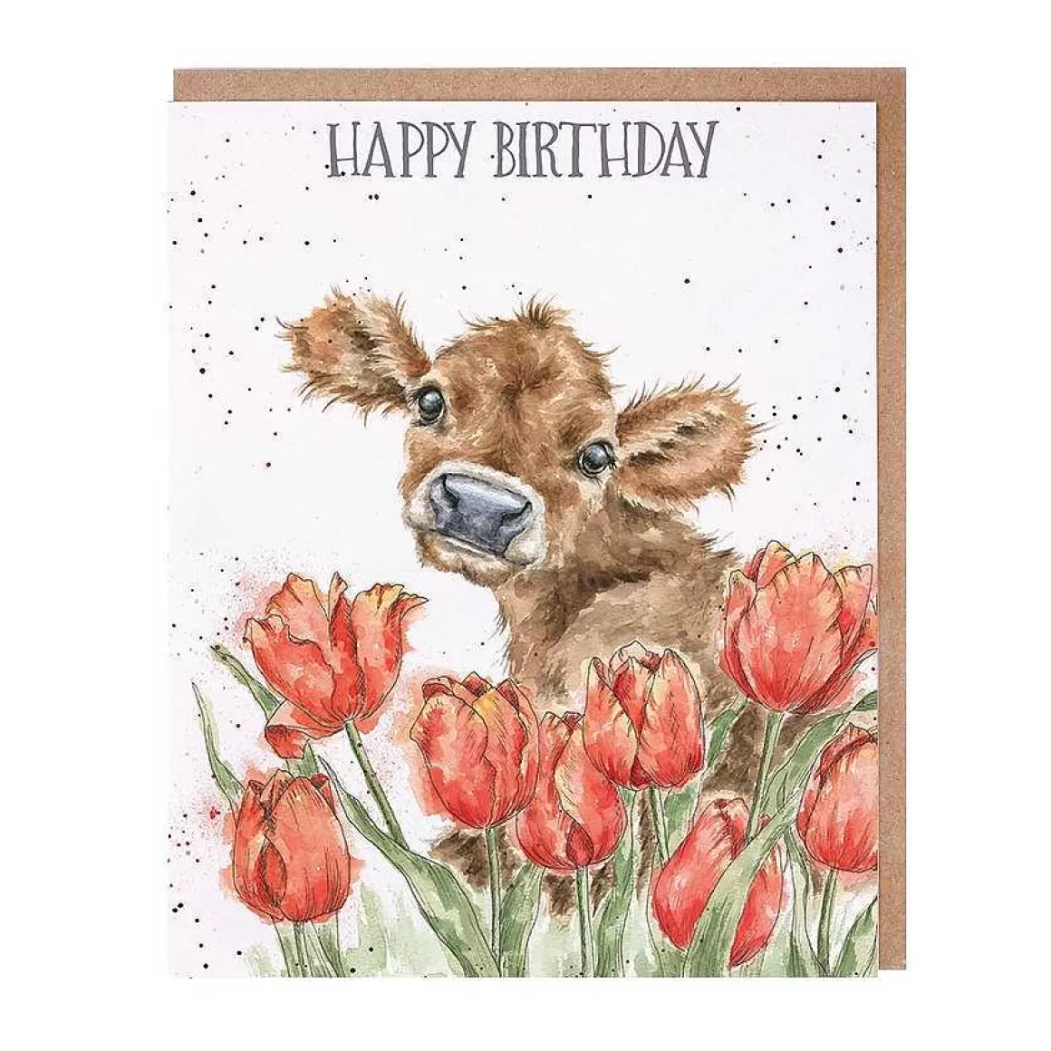 Outlet Wrendale Designs Birthday Bessie' Cow Birthday Card