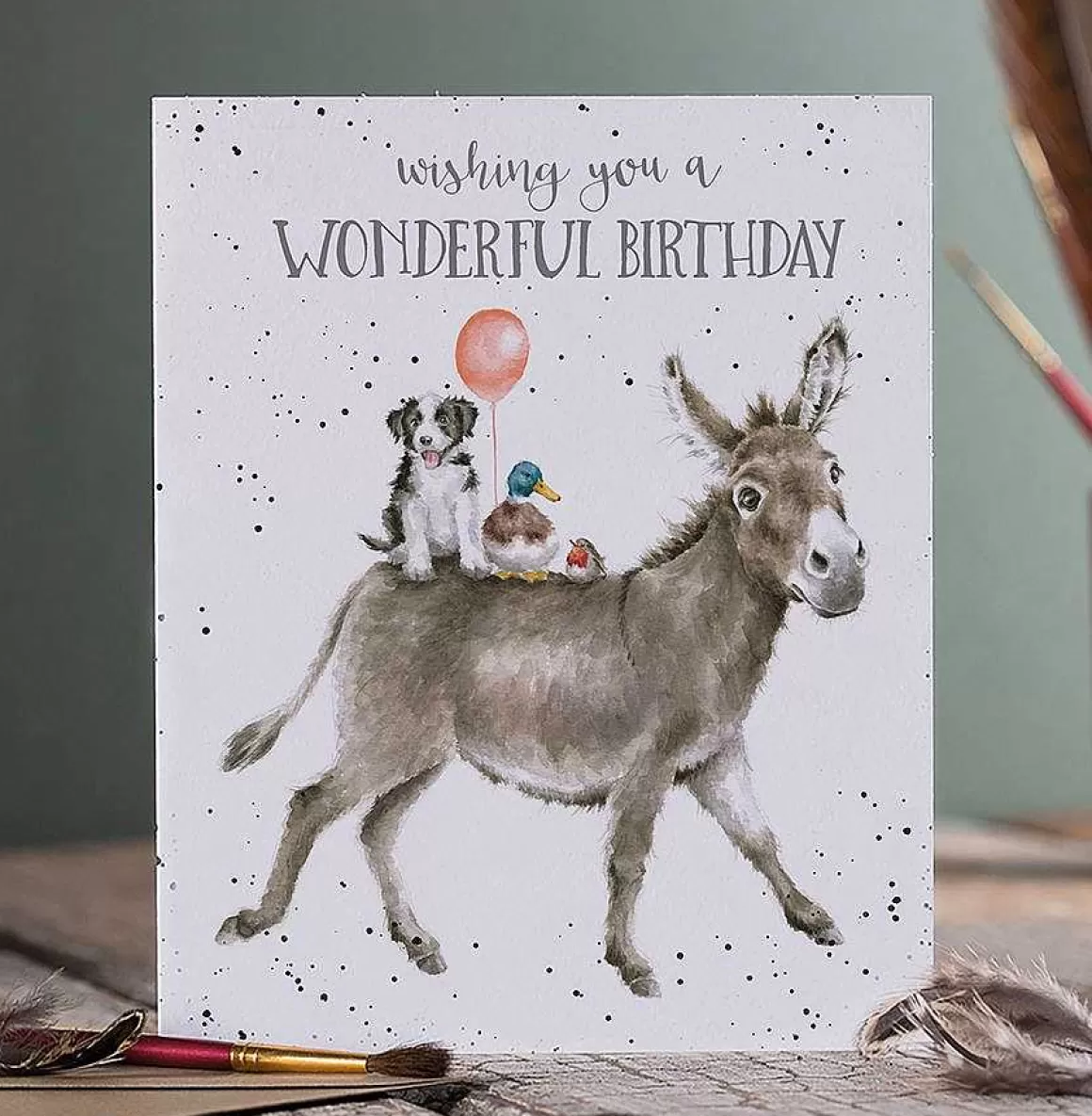 Best Wrendale Designs Birthday Donkey' Donkey Birthday Card