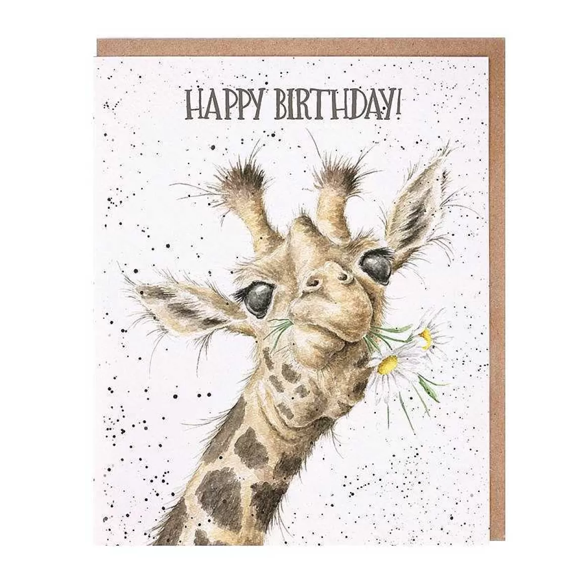 Flash Sale Wrendale Designs Birthday Flowers' Giraffe Birthday Card