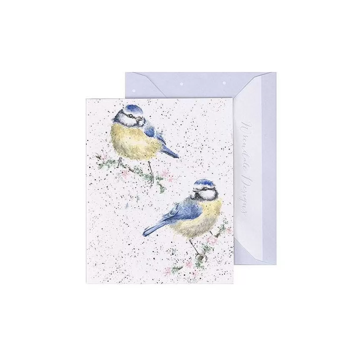 New Wrendale Designs Blossom' Blue Tit Enclosure Card