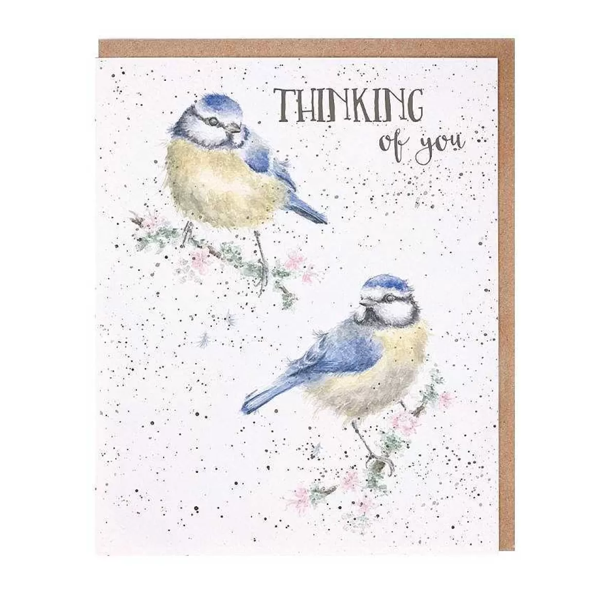 New Wrendale Designs Blossom' Blue Tit Thinking Of You Card