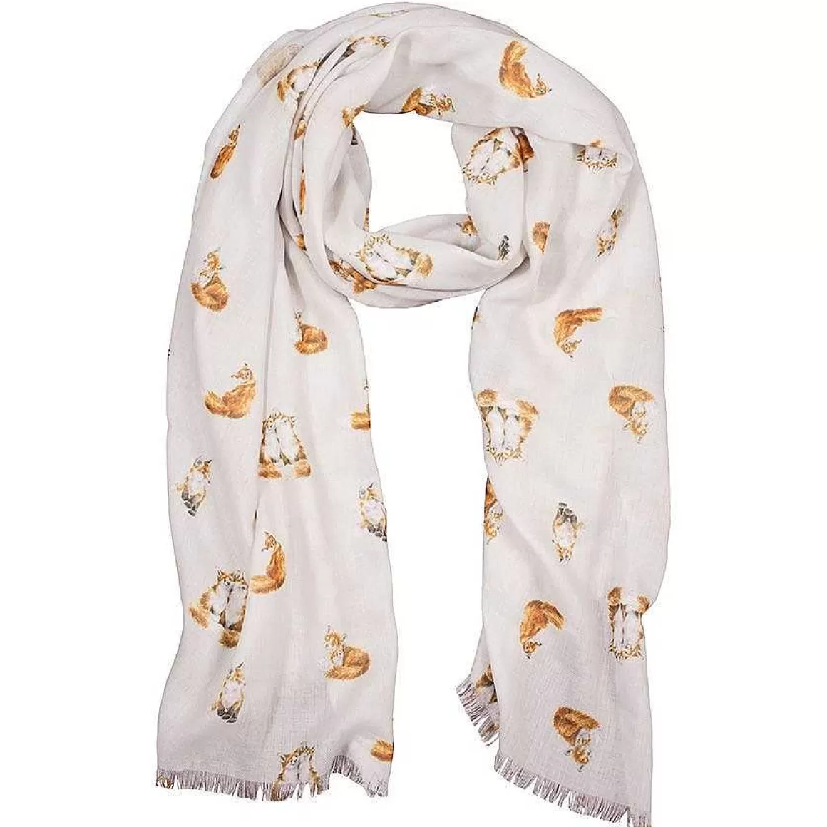 Cheap Wrendale Designs Born To Be Wild' Fox Scarf