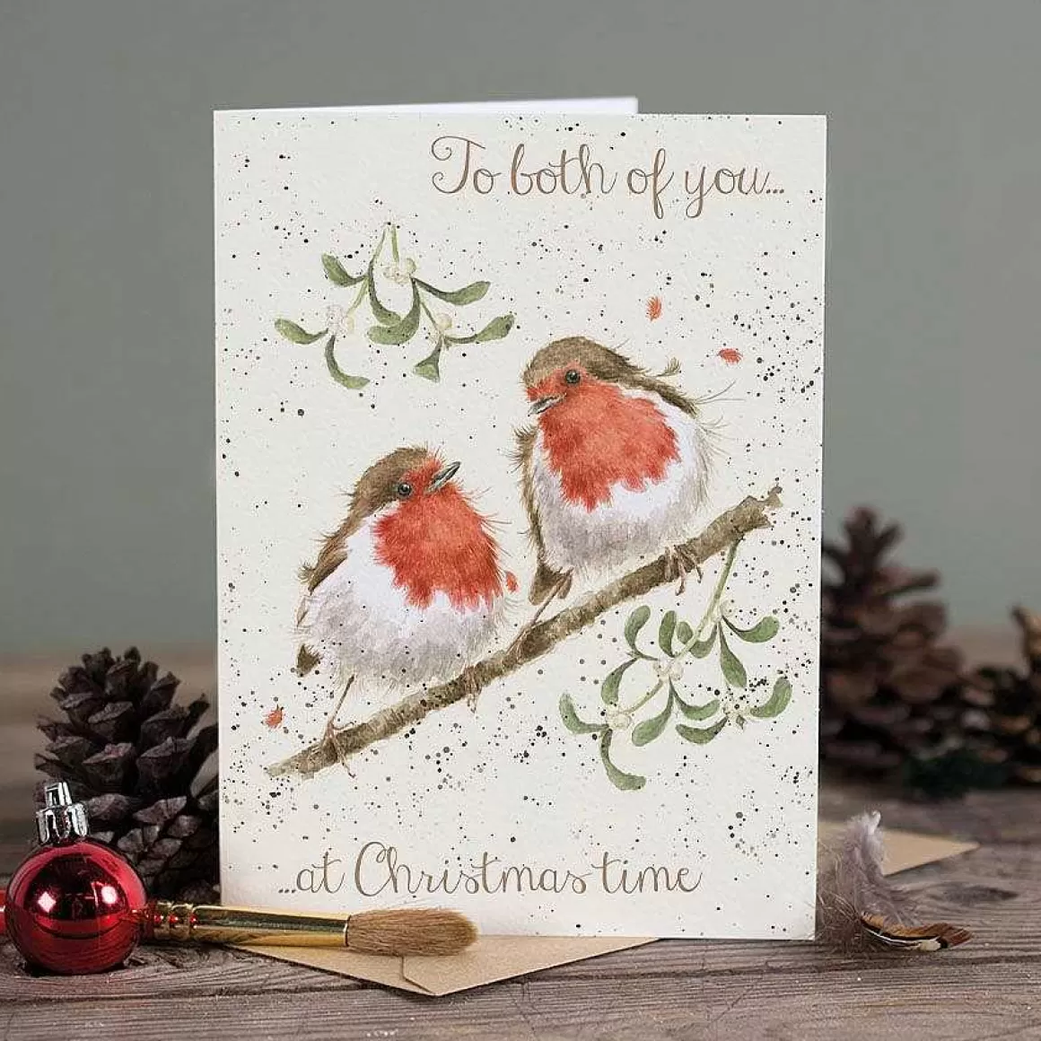 Hot Wrendale Designs Both Of You' Robin Card