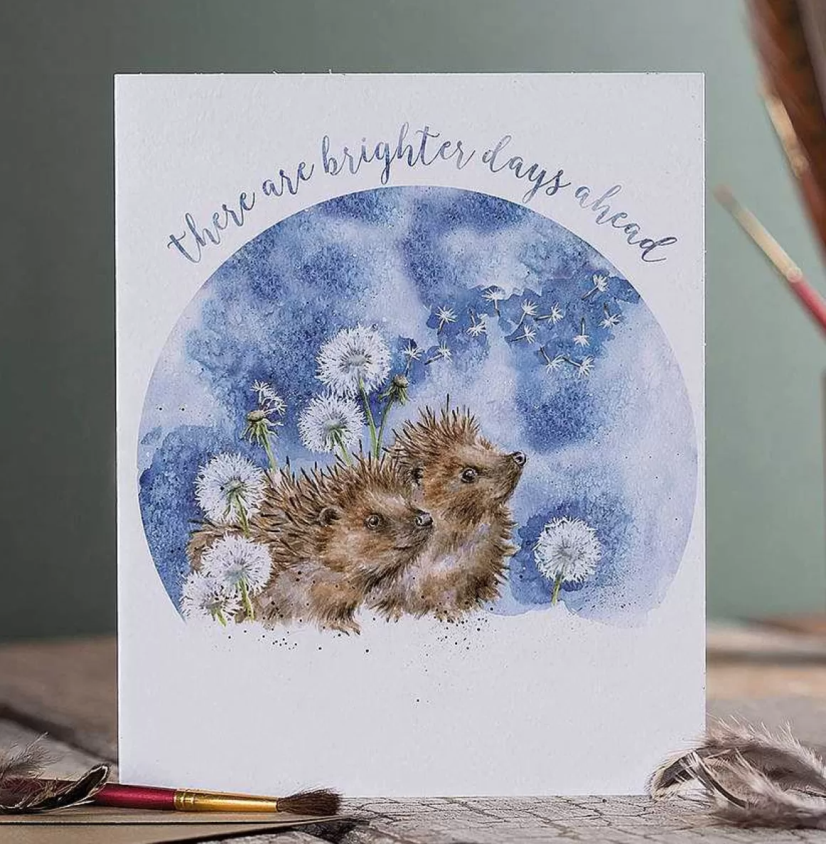 Best Sale Wrendale Designs Brighter Days' Hedgehog Card