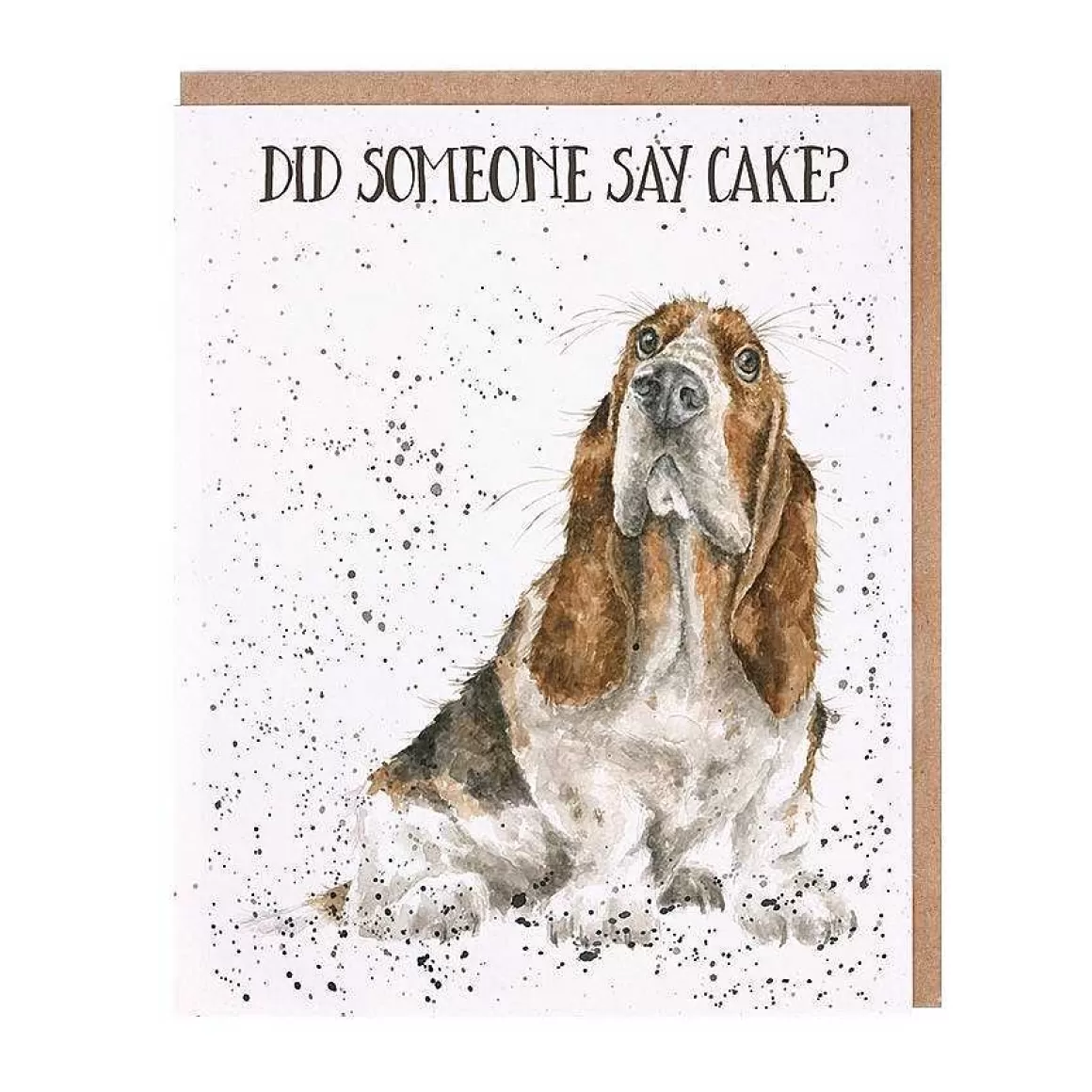 Fashion Wrendale Designs Cake?' Basset Hound Birthday Card