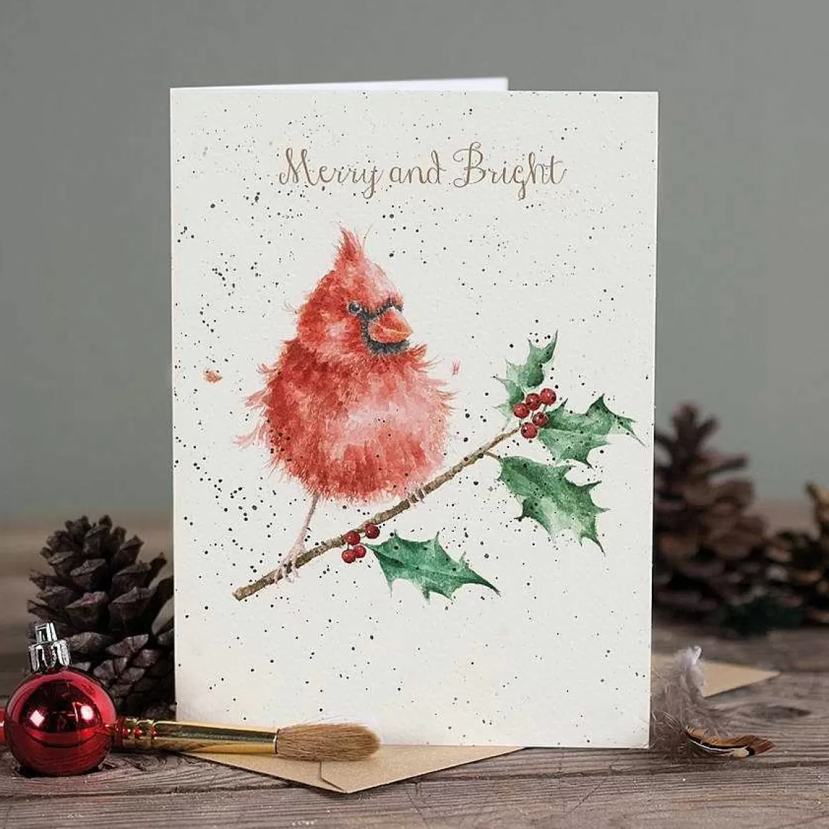 Cheap Wrendale Designs Cardinal Christmas' Cardinal Bird Card