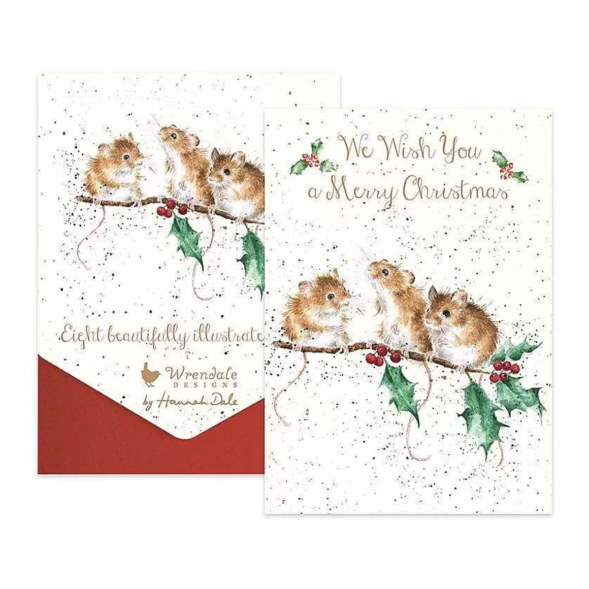 Best Sale Wrendale Designs Christmas Mice' Mouse Card Pack