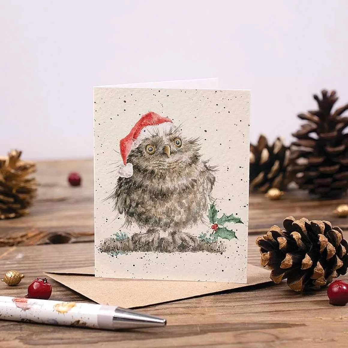 Best Sale Wrendale Designs Christmas Owl' Owl Enclosure Card