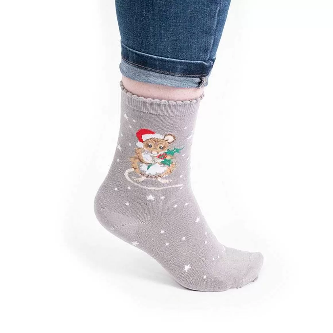 Best Sale Wrendale Designs Christmouse' Mouse Socks