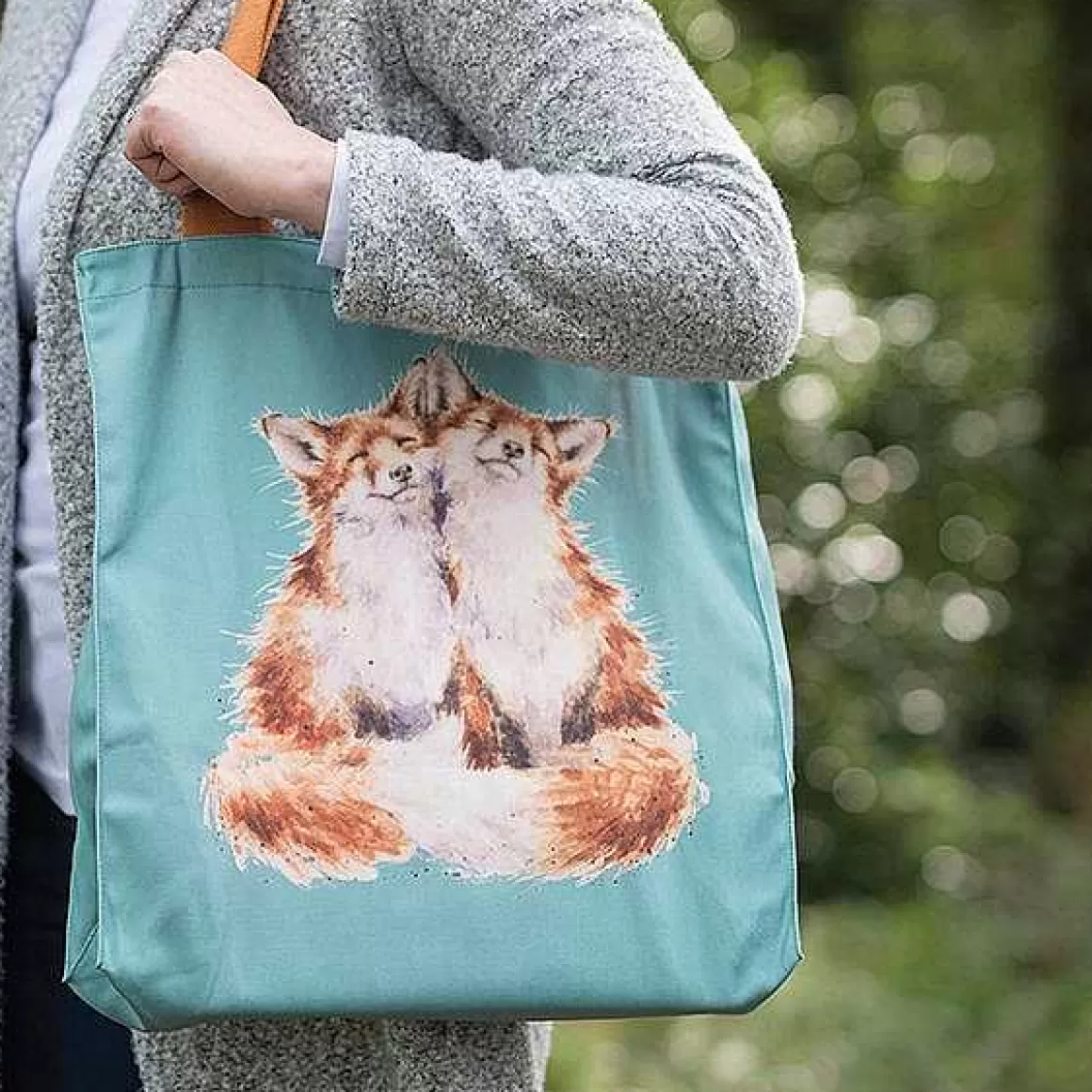 Online Wrendale Designs Contentment' Fox Canvas Bag