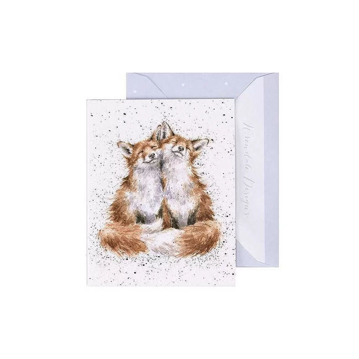 Store Wrendale Designs Contentment' Fox Enclosure Card