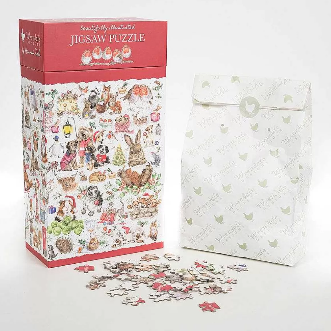 Best Sale Wrendale Designs Country Set Christmas' Animal Jigsaw Puzzle