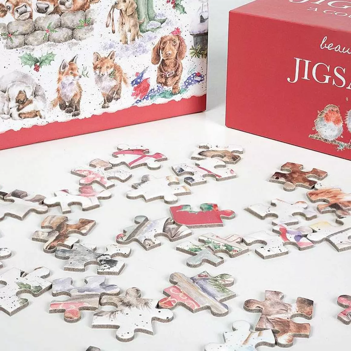 Best Sale Wrendale Designs Country Set Christmas' Animal Jigsaw Puzzle