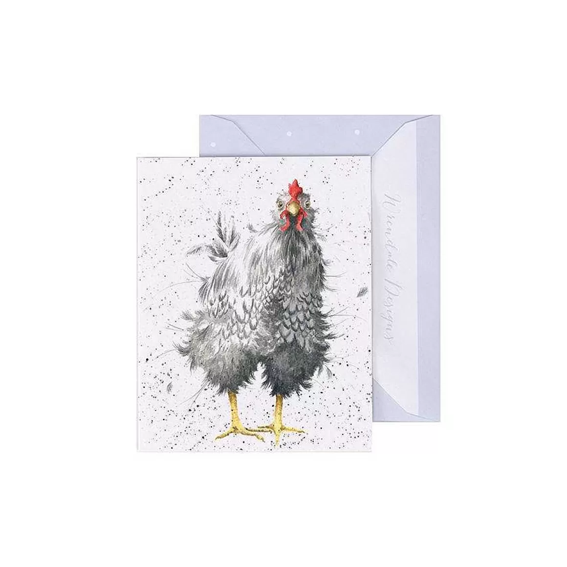 Outlet Wrendale Designs Curious Hen' Hen Enclosure Card