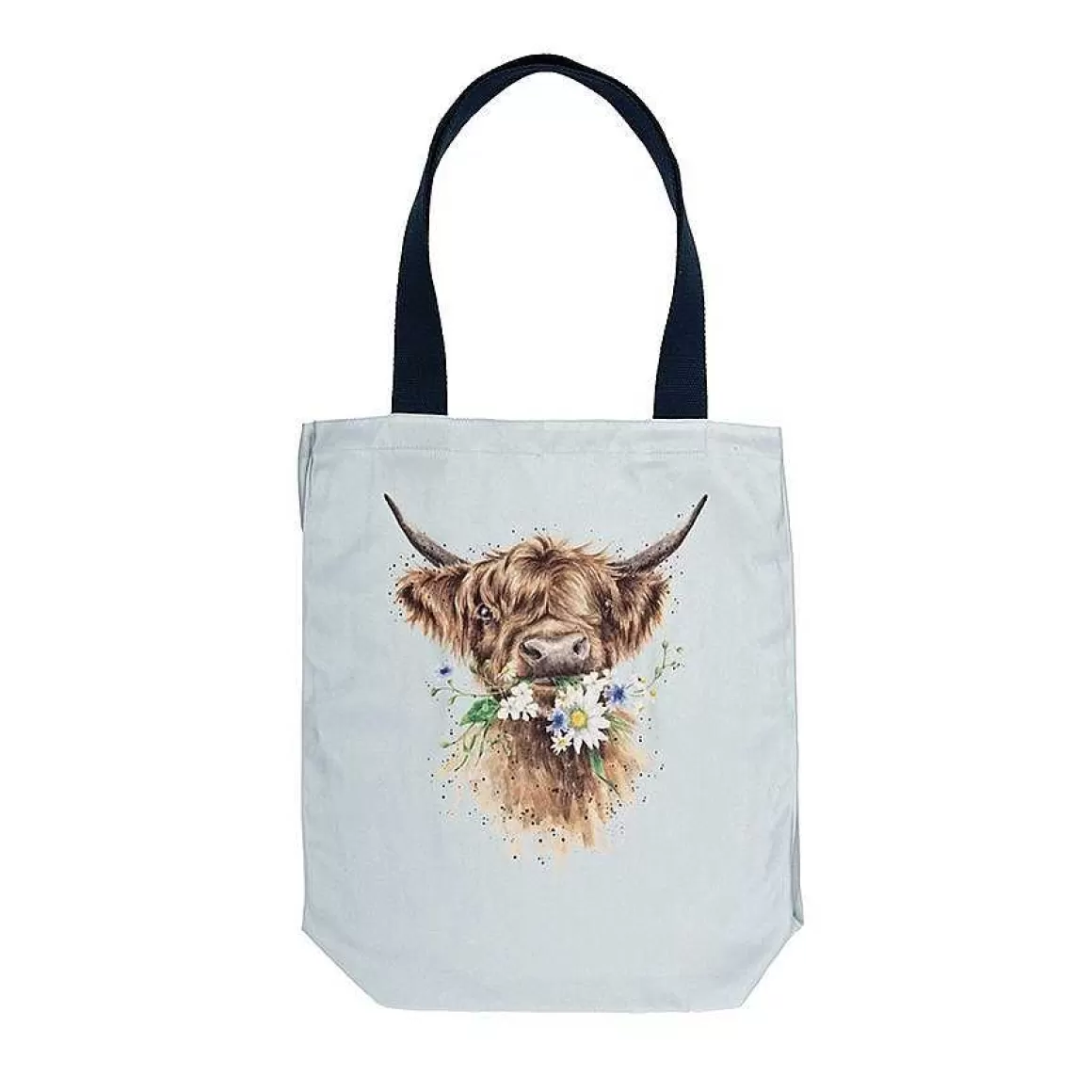 Store Wrendale Designs Daisy Coo' Highland Cow Canvas Bag