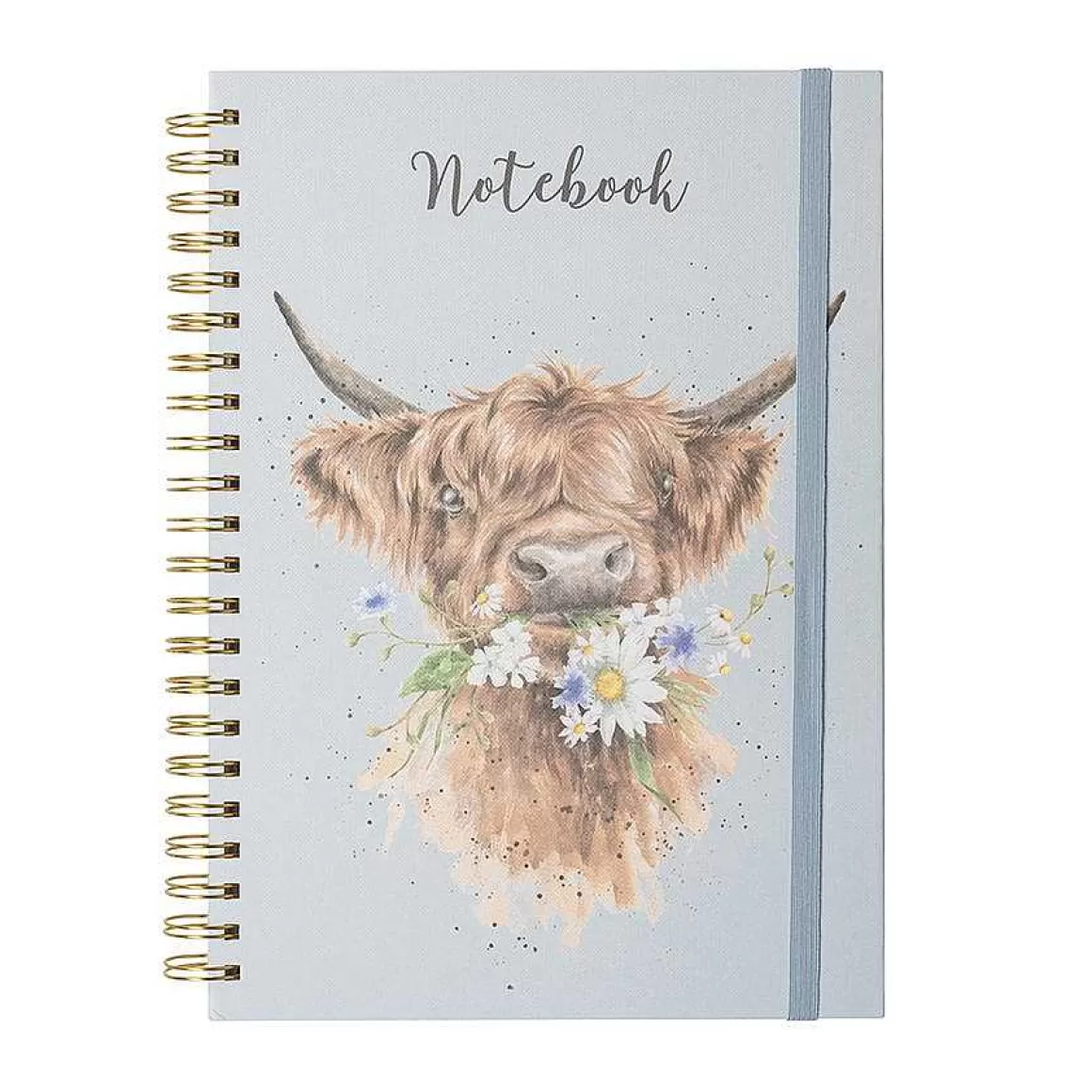 Best Sale Wrendale Designs Daisy Coo' Highland Cow Large Spiral Bound Journal