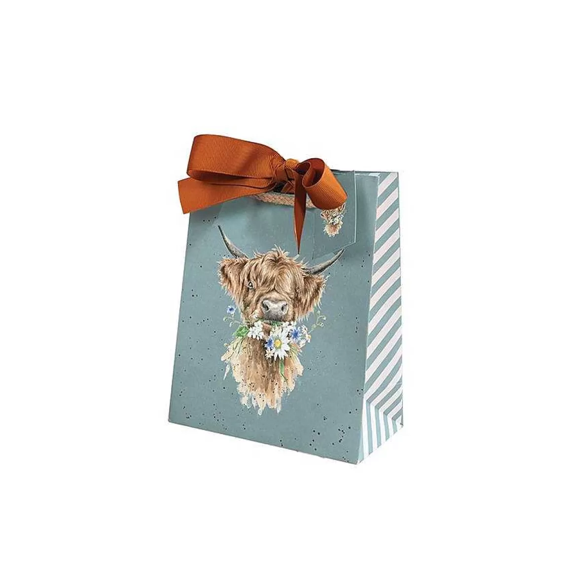 Best Sale Wrendale Designs Daisy Coo' Highland Cow Small Gift Bag