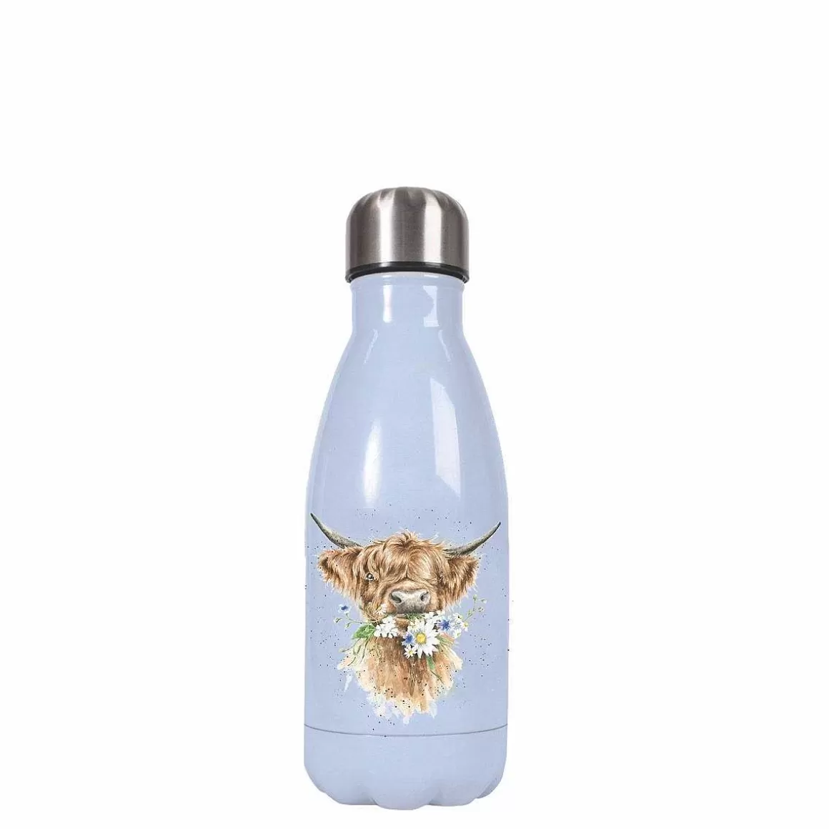 Discount Wrendale Designs Daisy Coo' Highland Cow Small Water Bottle