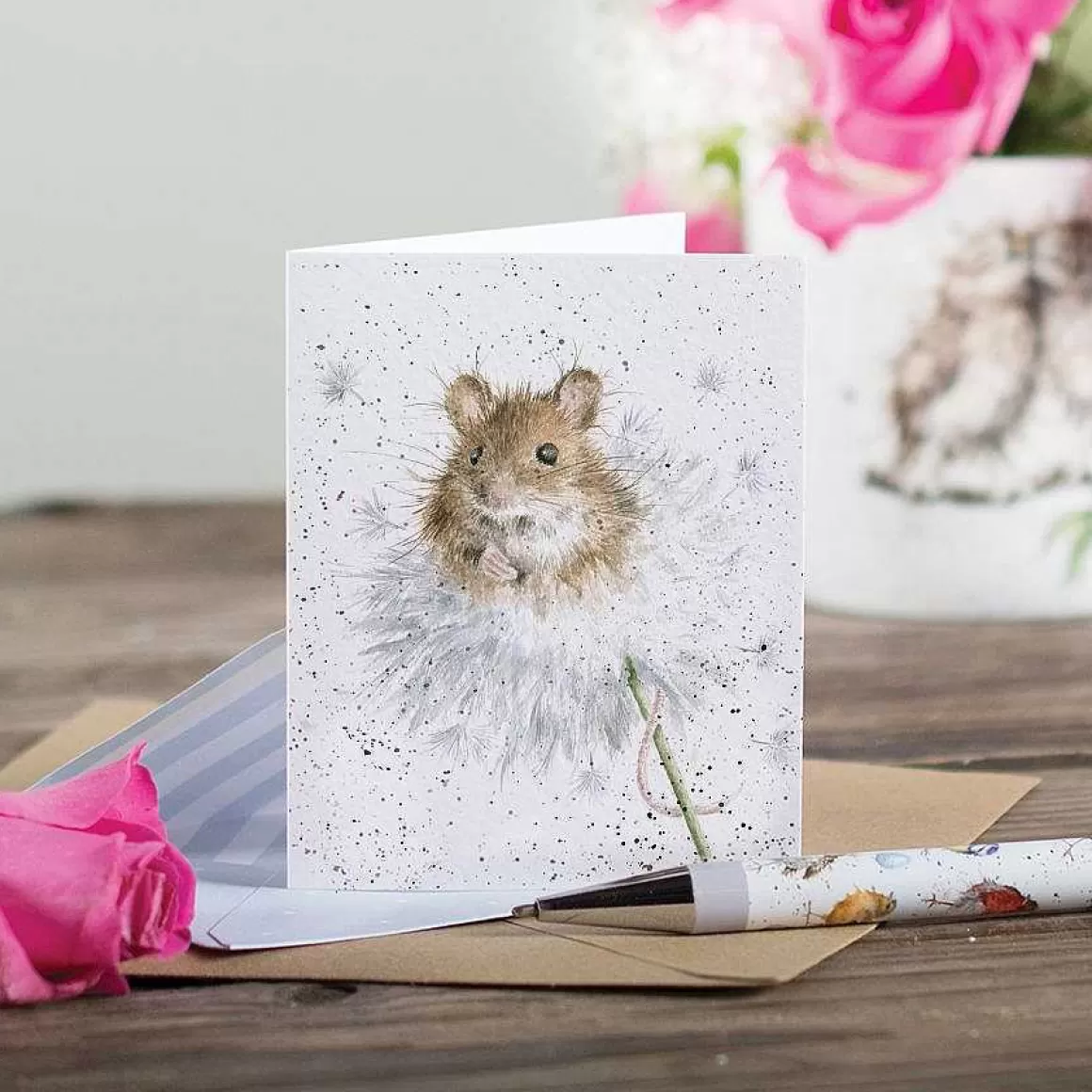 New Wrendale Designs Dandelion' Mouse Enclosure Card