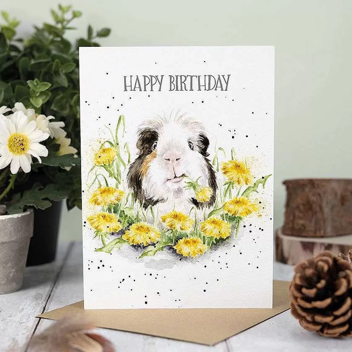 Best Wrendale Designs Dandy Day' Guinea Pig Birthday Card