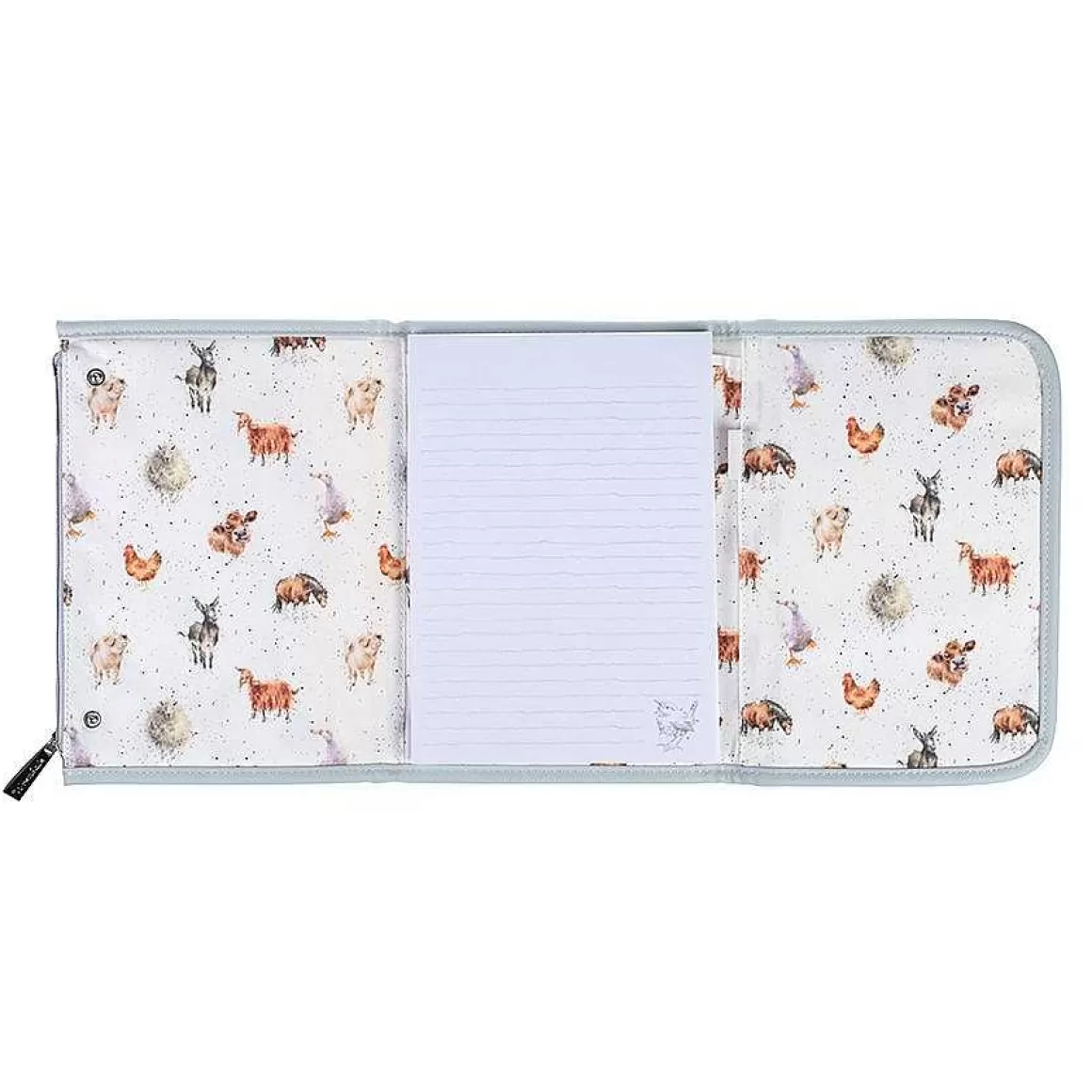 Clearance Wrendale Designs Farmyard Friends' Cow Notebook Wallet