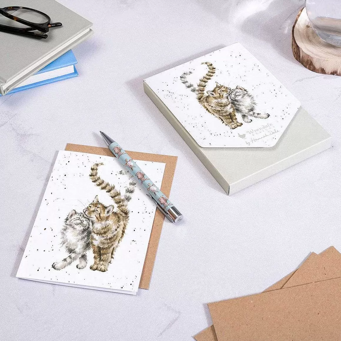 Sale Wrendale Designs Feline Good' Cat Notecard Set