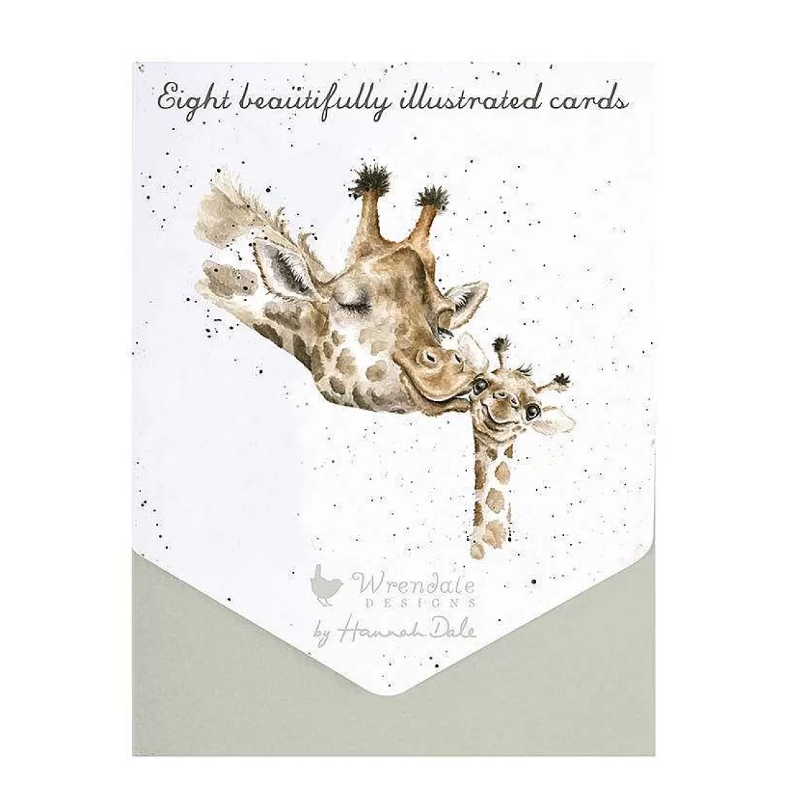 Outlet Wrendale Designs First Kiss' Giraffe Notecard Set