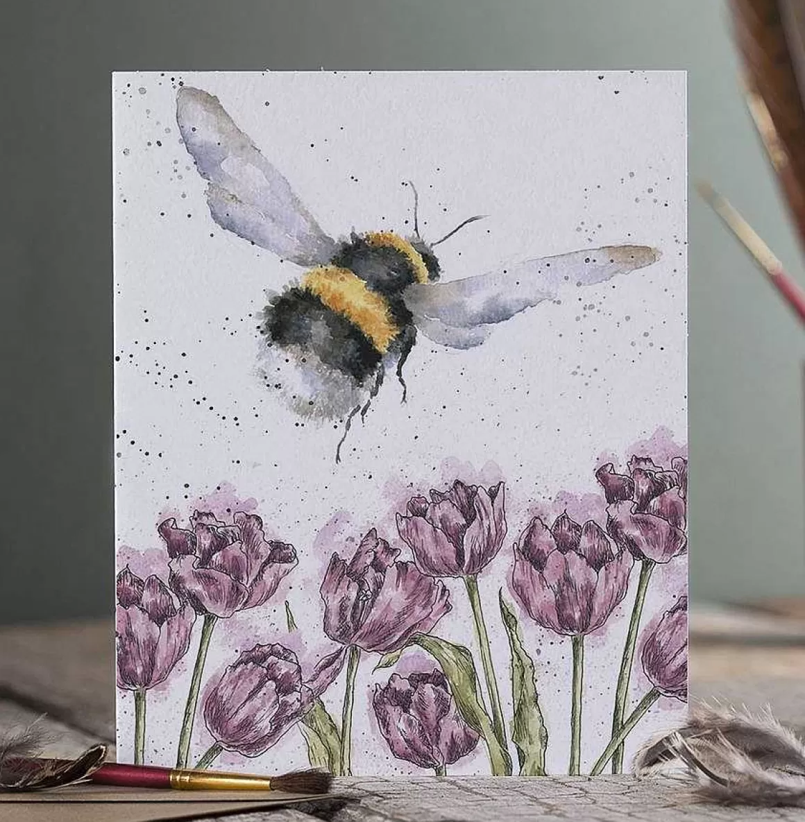 Cheap Wrendale Designs Flight Of The Bumblebee' Bee Card