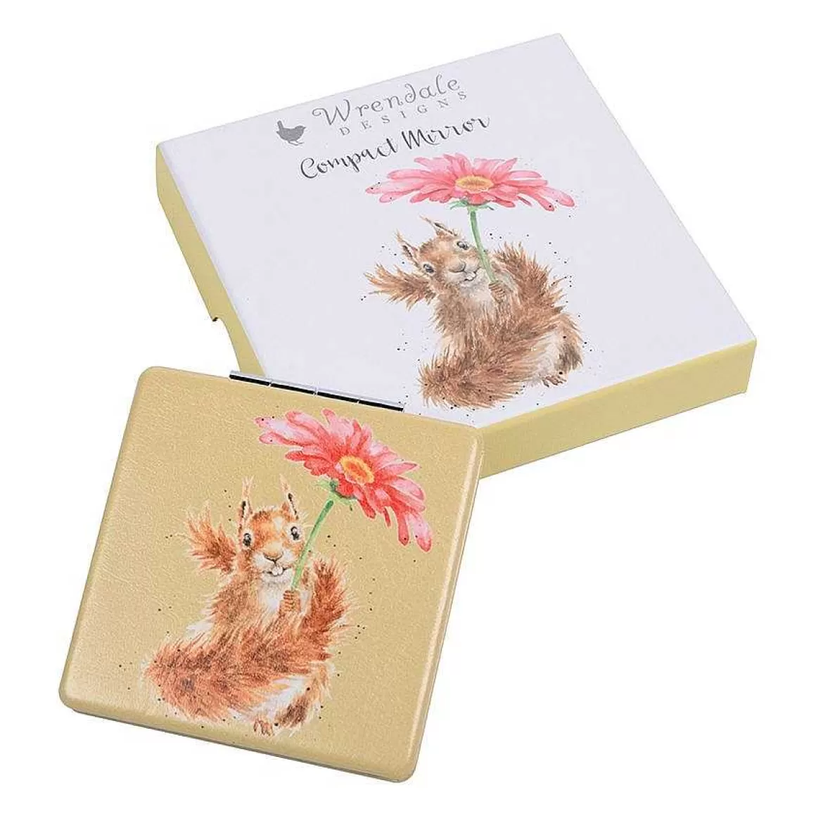 Discount Wrendale Designs Flowers Come After Rain' Squirrel Compact Mirror