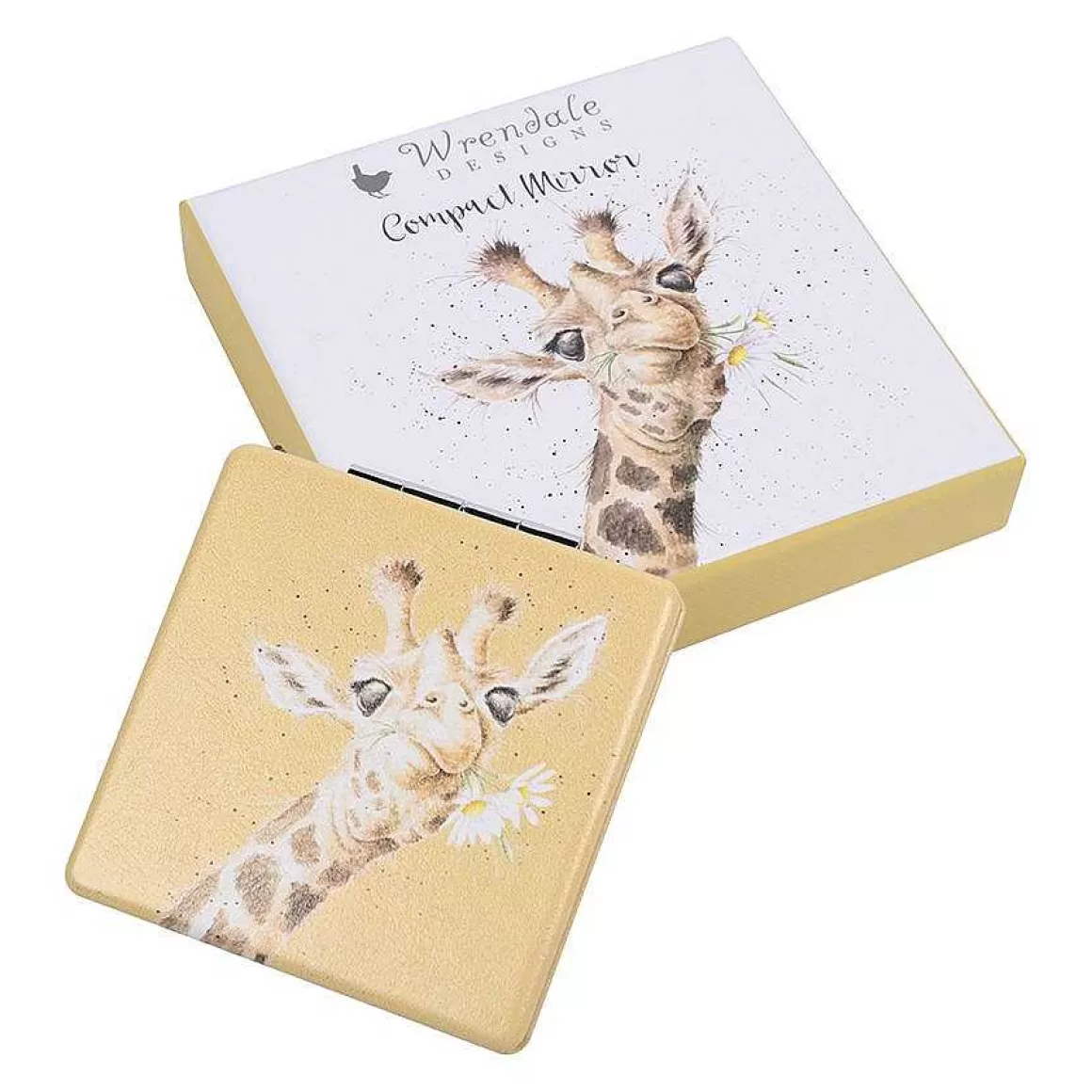 Best Wrendale Designs Flowers' Giraffe Compact Mirror