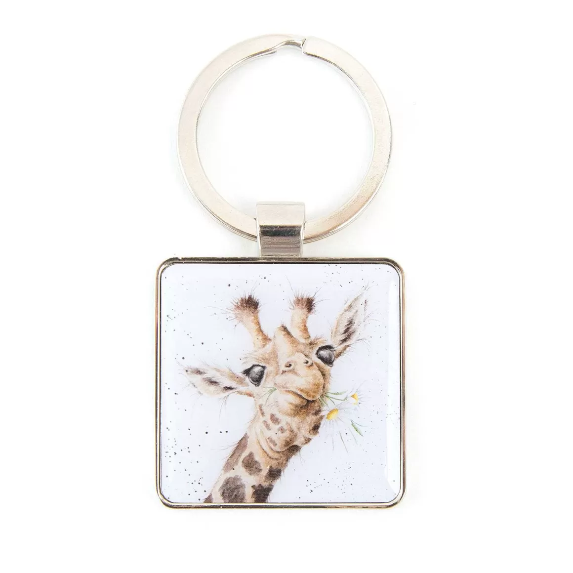 New Wrendale Designs Flowers' Giraffe Keychain