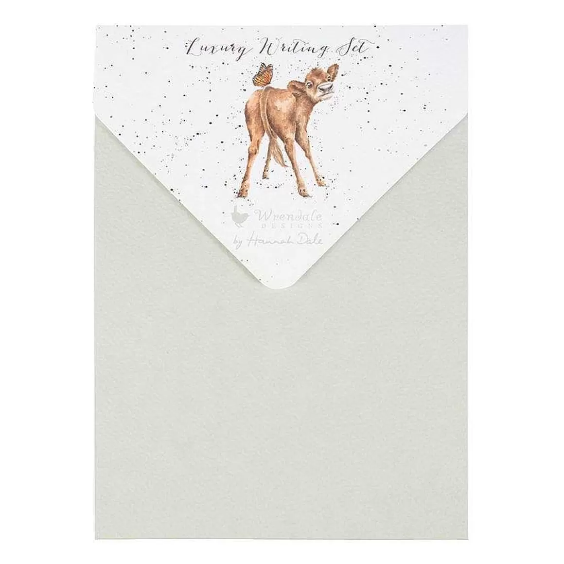 Sale Wrendale Designs Flutterly Fabulous' Cow Letter Writing Set